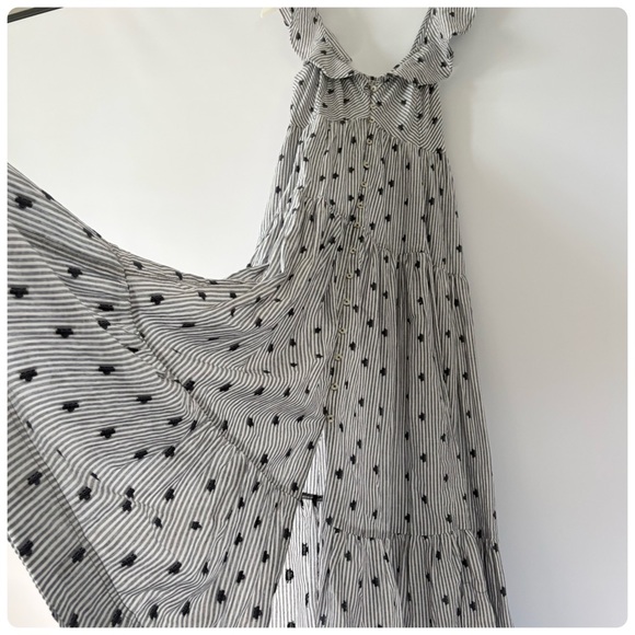 NWT Anthropologie Pilcro Flutter-Sleeve Tiered Midi Dress, S - Picture 9 of 16